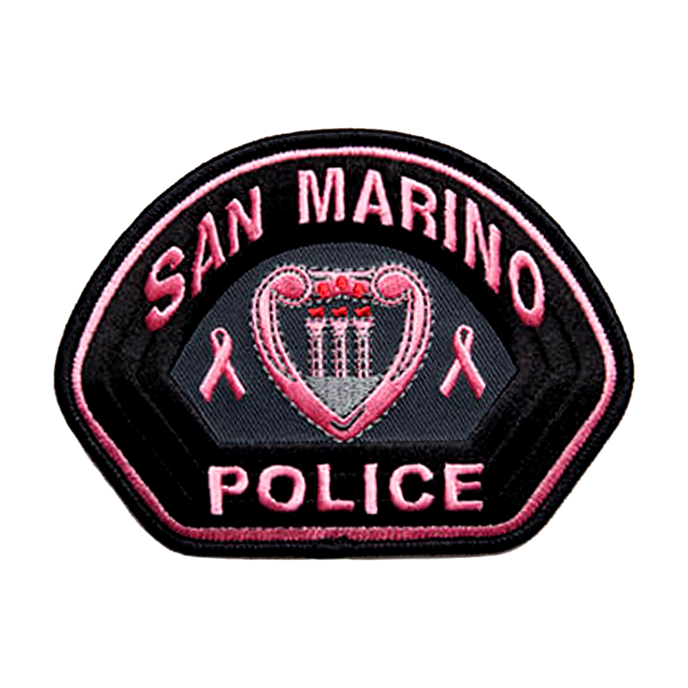 2018/2017 San Marino Police Department Pink Patch