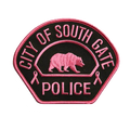 2016 South Gate Police Department Pink Patch