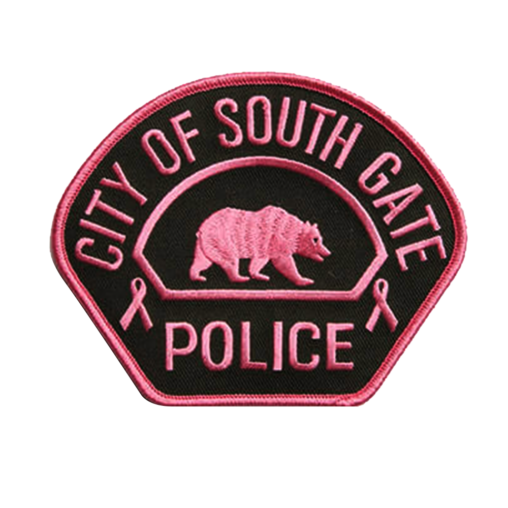 2016 South Gate Police Department Pink Patch