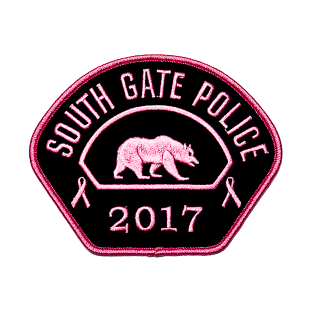 2017 South Gate Police Department Pink Patch