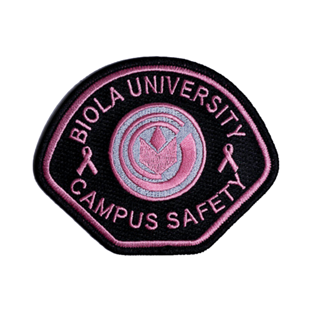 2018 Biola University Campus Safety Pink Patch