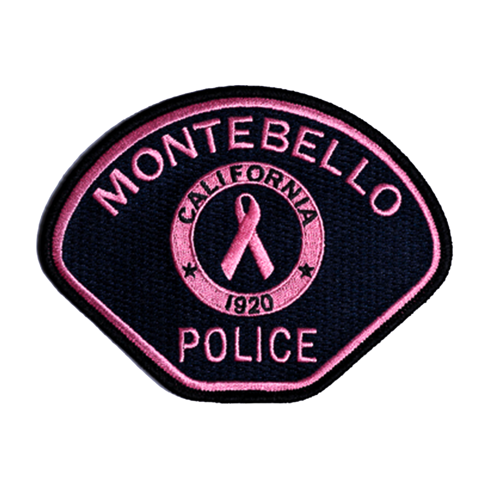 2018 Montebello Police Department Pink Patch