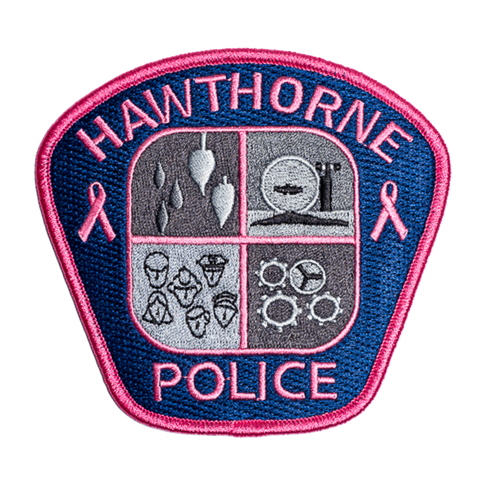 2018 Hawthorne Police Department Pink Patch