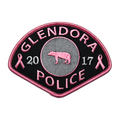 2017 Glendora Police Department Pink Patch