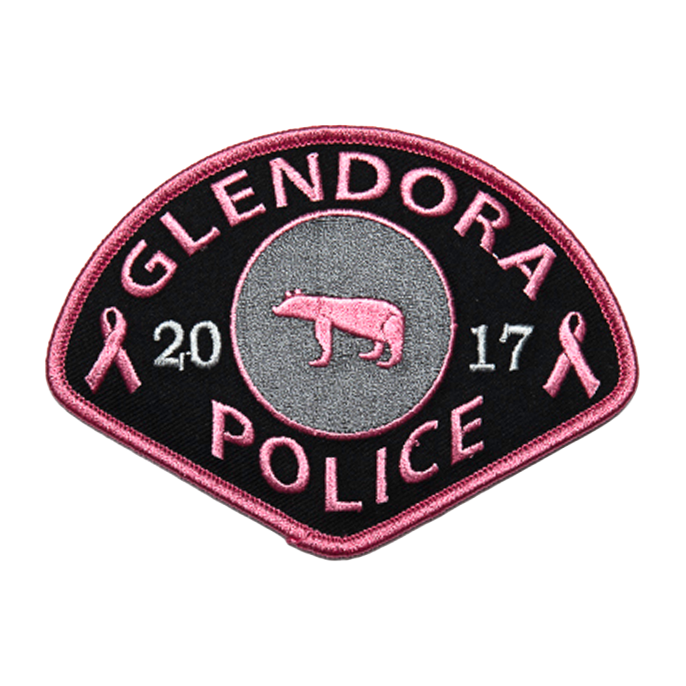 2017 Glendora Police Department Pink Patch