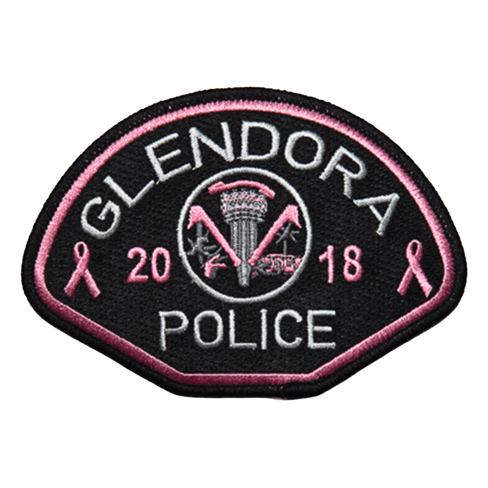 2018 Glendora Police Department Pink Patch