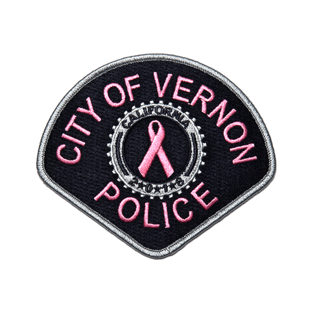 2018 Vernon Police Department Pink Patch