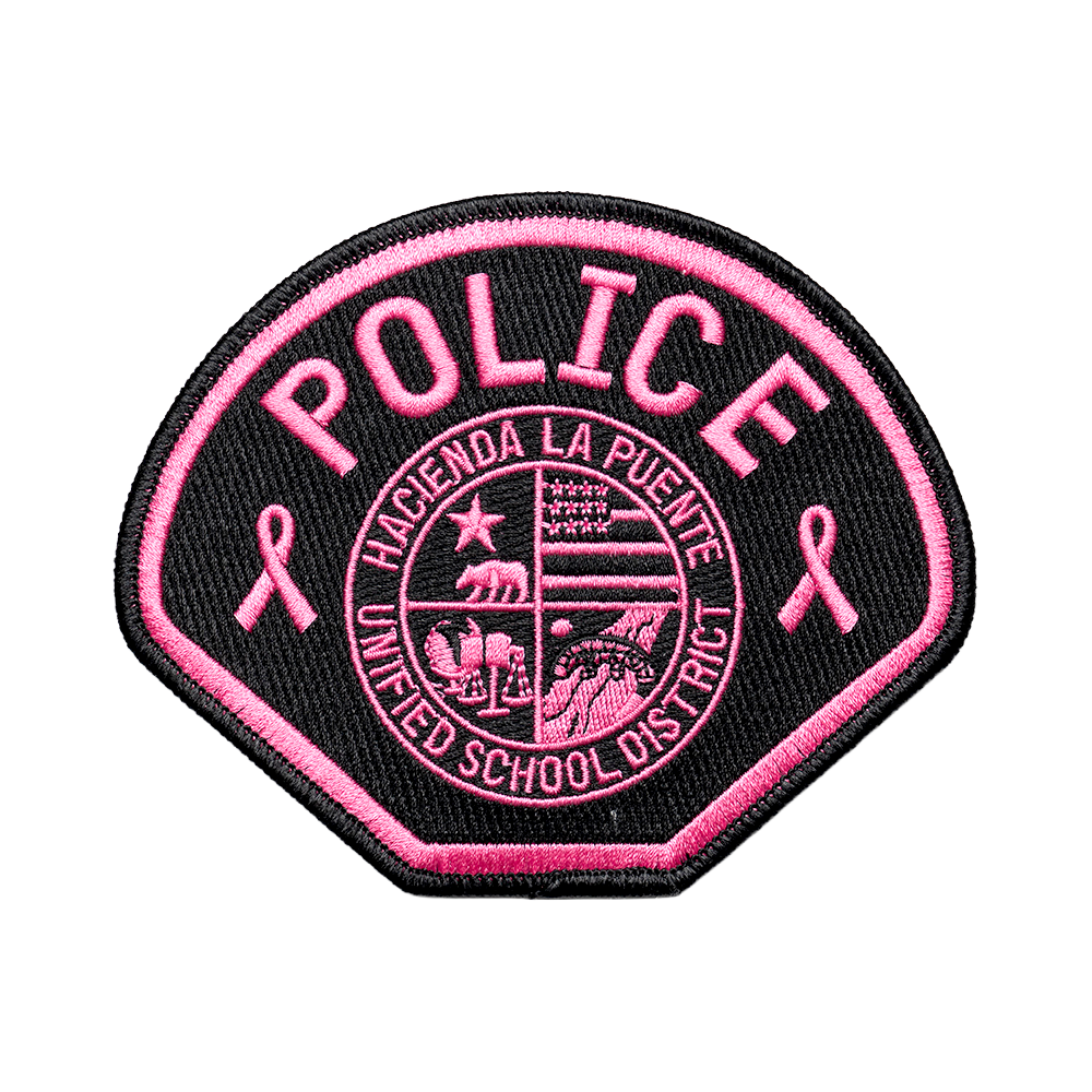 2019 Hacienda La Puente School Police Department Pink Patch