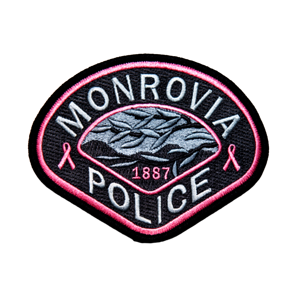 2020 Monrovia Police Department Pink Patch