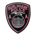 2020 Burlingame Police Department Pink Patch