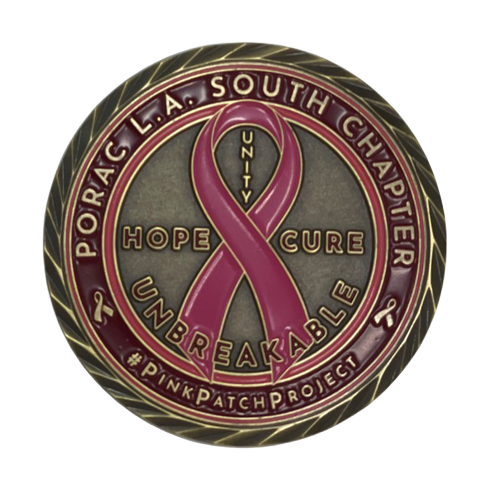 2021 PORAC LA South Chapter Challenge Coin