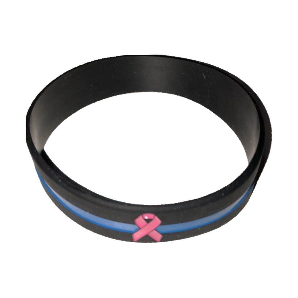 Pink Patch / Thin Blue Line Wristband