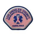 2024 LA County Department of Health Services, Ambulance Services Pink Patch Project Patch